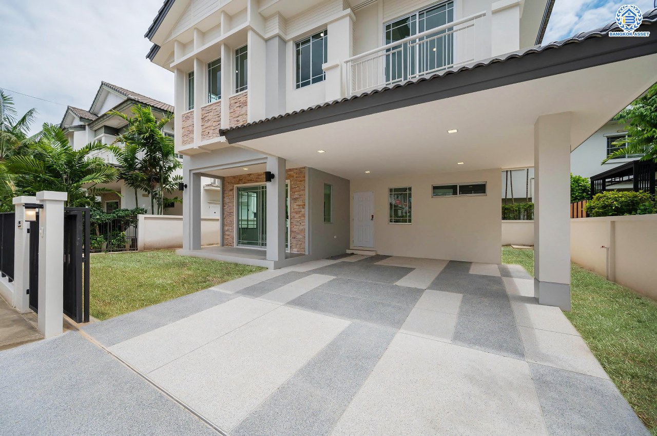 บ้านมือสองตกแต่งใหม่ แบรนด์สุดหรู L&H โครงการ มัณฑนา แจ้งวัฒนะ-ราชพฤกษ์ เนื้อที่ 57.9 ตร.ว. ฟังก์ชัน 3 ห้องนอน 3 ห้องน้ำ จอดรถได้ 2 คัน ทำเลเดินทางเข้า-ออกเมืองสะดวก เชื่อมต่อถนนชัยพฤกษ์แจ้งวัฒนะ ถนนราชพฤกษ์ ใกล้รถไฟฟ้าสายสีชมพู "สถานีปากเกร็ด" ใกล้ "โรบินสันไลฟ์สไตล์"